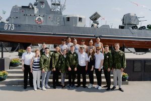 День ВМФ в городе Астрахани
